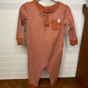 *multi item post* Easy Peasy Ribbed Thermal Playsuit (rust, cream, gray + blue)